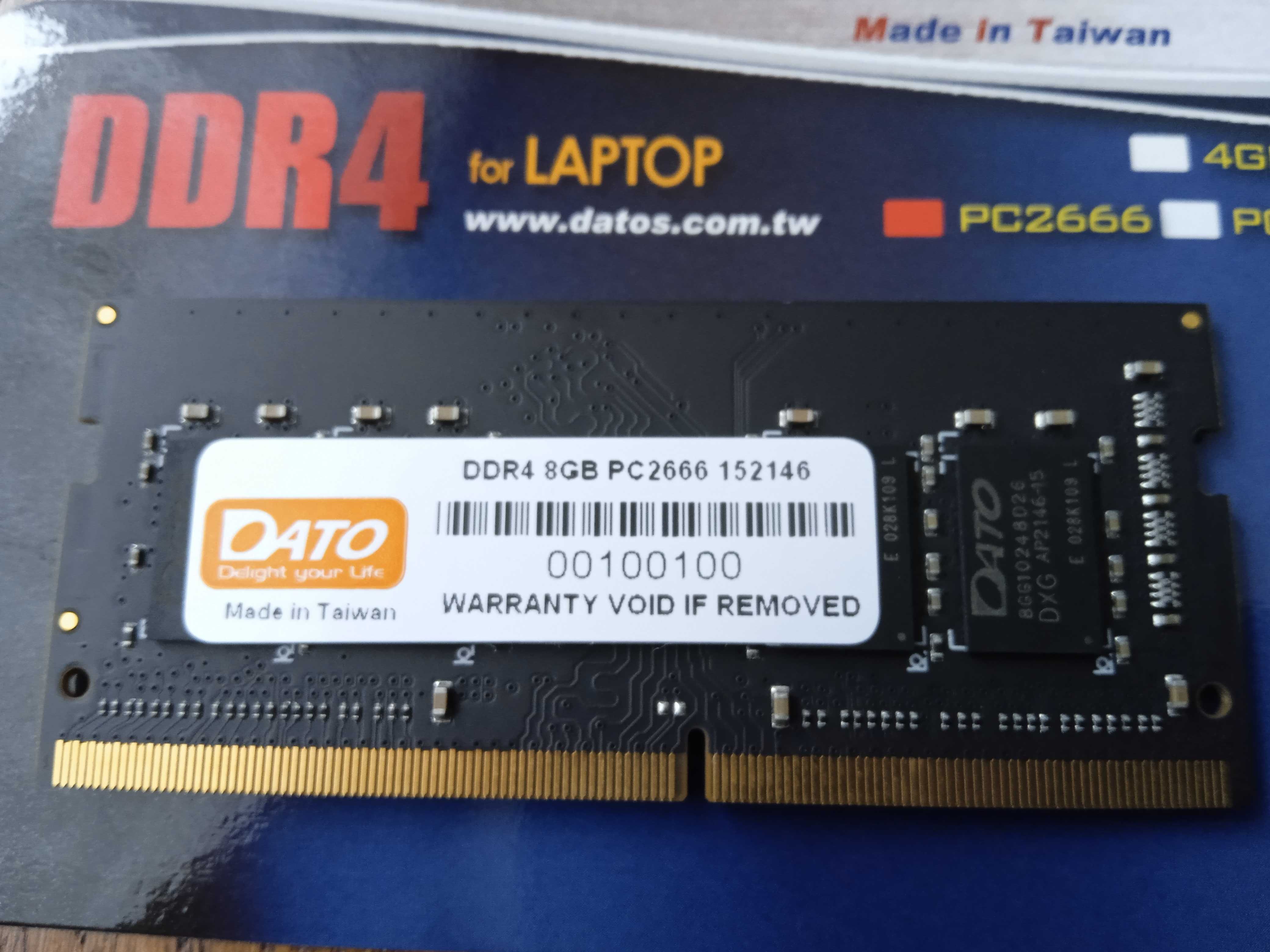 Новая оперативная память  DDR4 8GB 2666