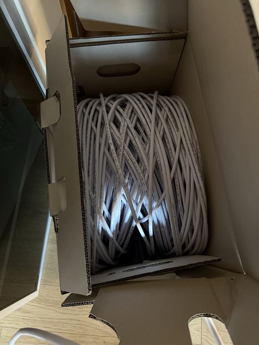 Cabo 300m CAT6a CMR 23awg (Ubiquiti)