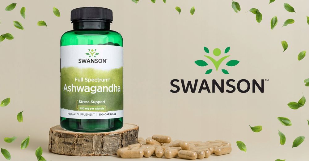 Swanson Ashwagandha 450mg 100кап ( OLX ДОСТАВКОЙ+30гр)