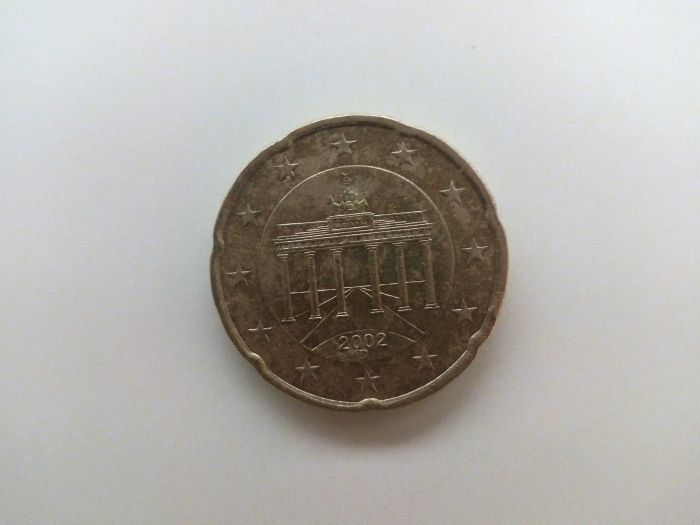 20 Euro Cent 2002 года - 2 штуки