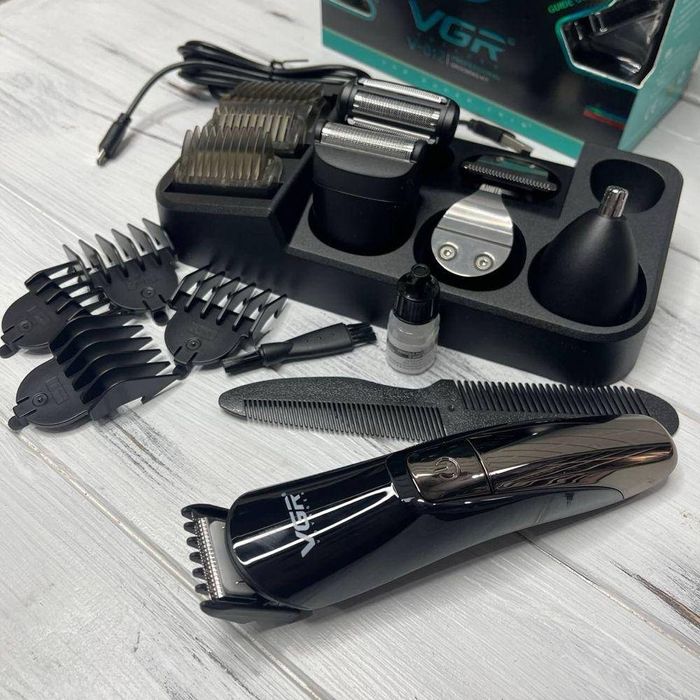 АКЦІЯ! Професійна машинка для стрижки волосся, тример для бороди, чол