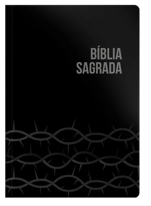 Bíblia Sagrada | NVI | Nova | Capa Brochura Preta Espinhos