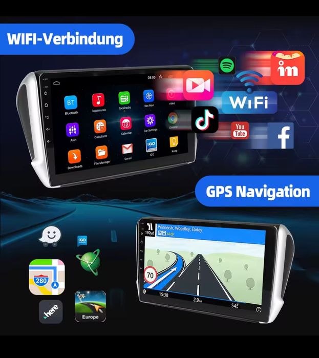 Radio android 10" peugeot  2008