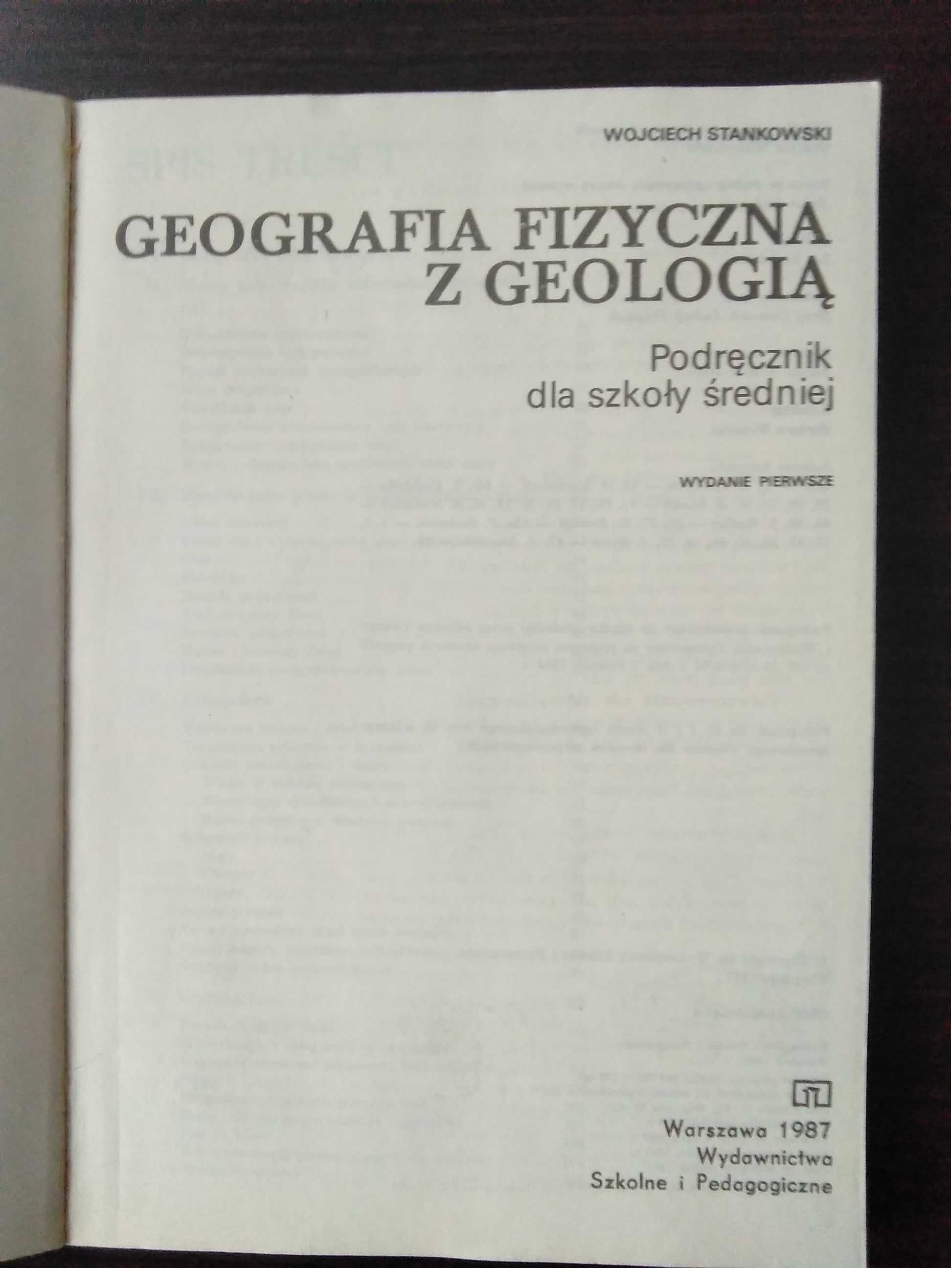 Geografia Wojciech Stankowski Podręcznik dla szkoły średniej