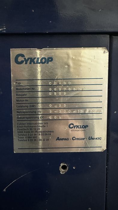 Paskarka Bandownica Cyklop CI-80