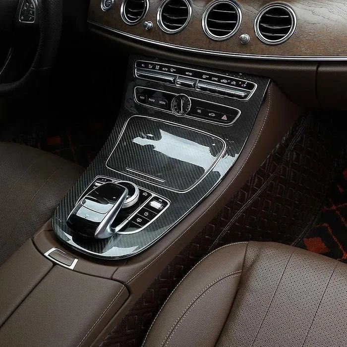 W213 карбонова центральна консоль Mercedes E-class карбон