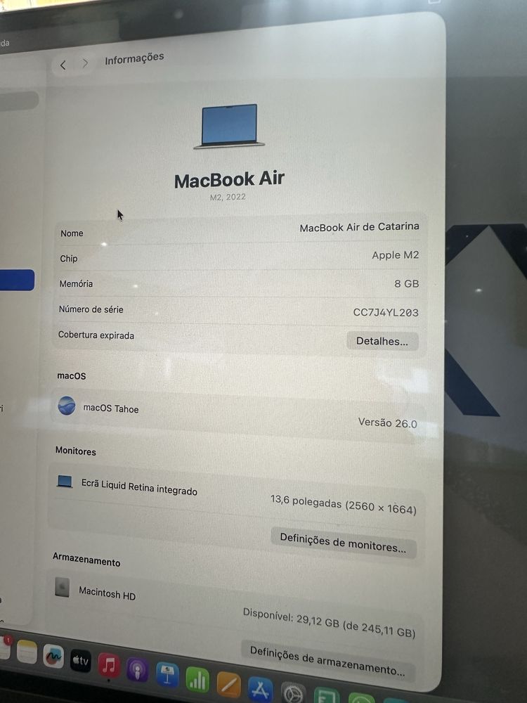Apple Macbook Air M2 2022