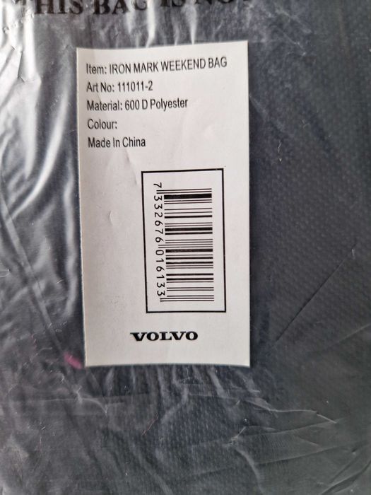 Torba VOLVO Iron Mark, sportowo-turystyczna jedyna taka na Olx!
