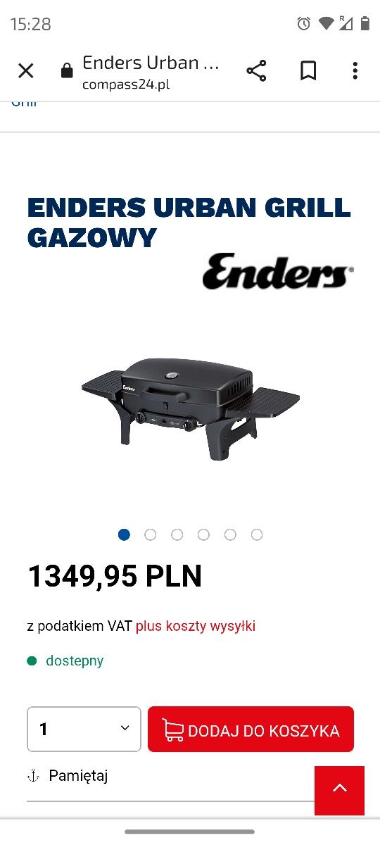 Sprzedam grill gazowy Nowy