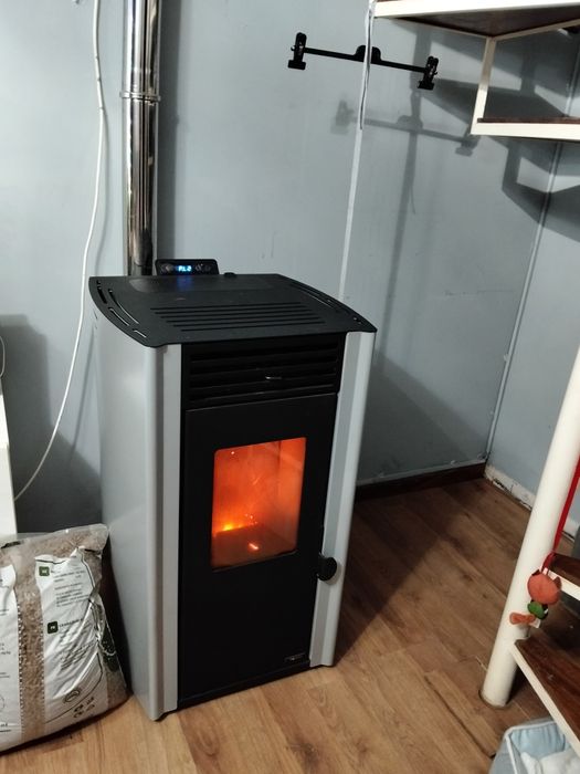 Salamandra a pellets