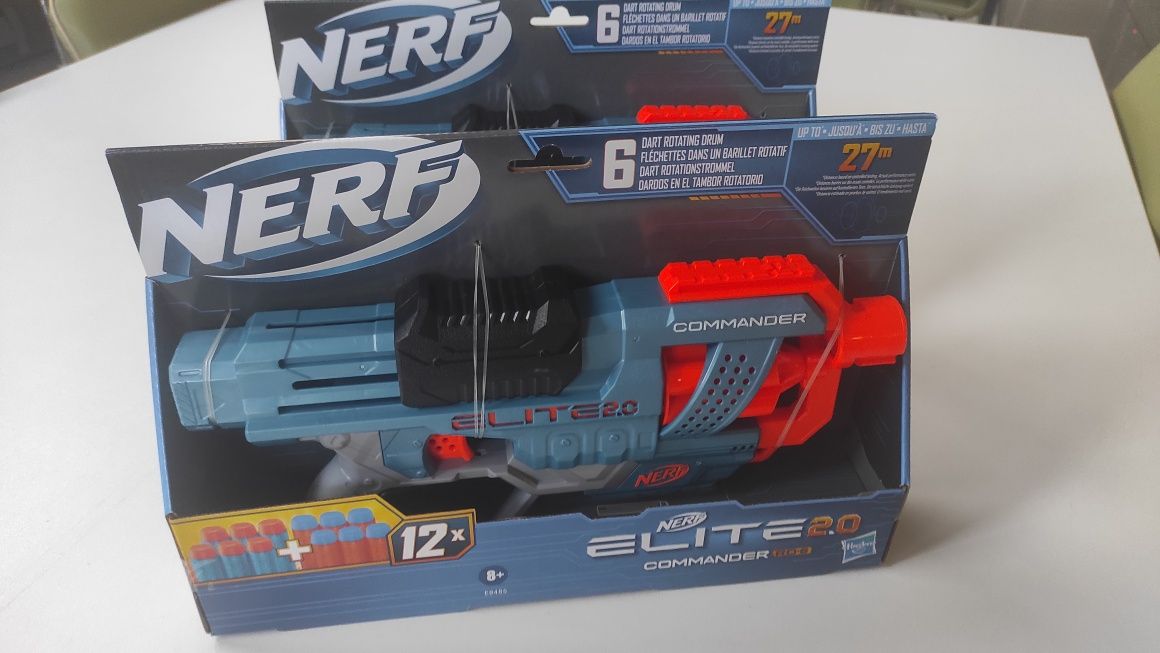 Бластер Nerf Elite 2.0 Commander RD 6 ОРИГИНАЛ HASBRO