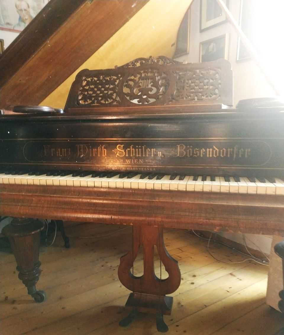 Fortepian salonowy Franz Wirth Schuler Bosendorfer, do renowacji