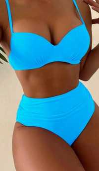 Strój kąpielowy niebieski bikini shein L 40 C