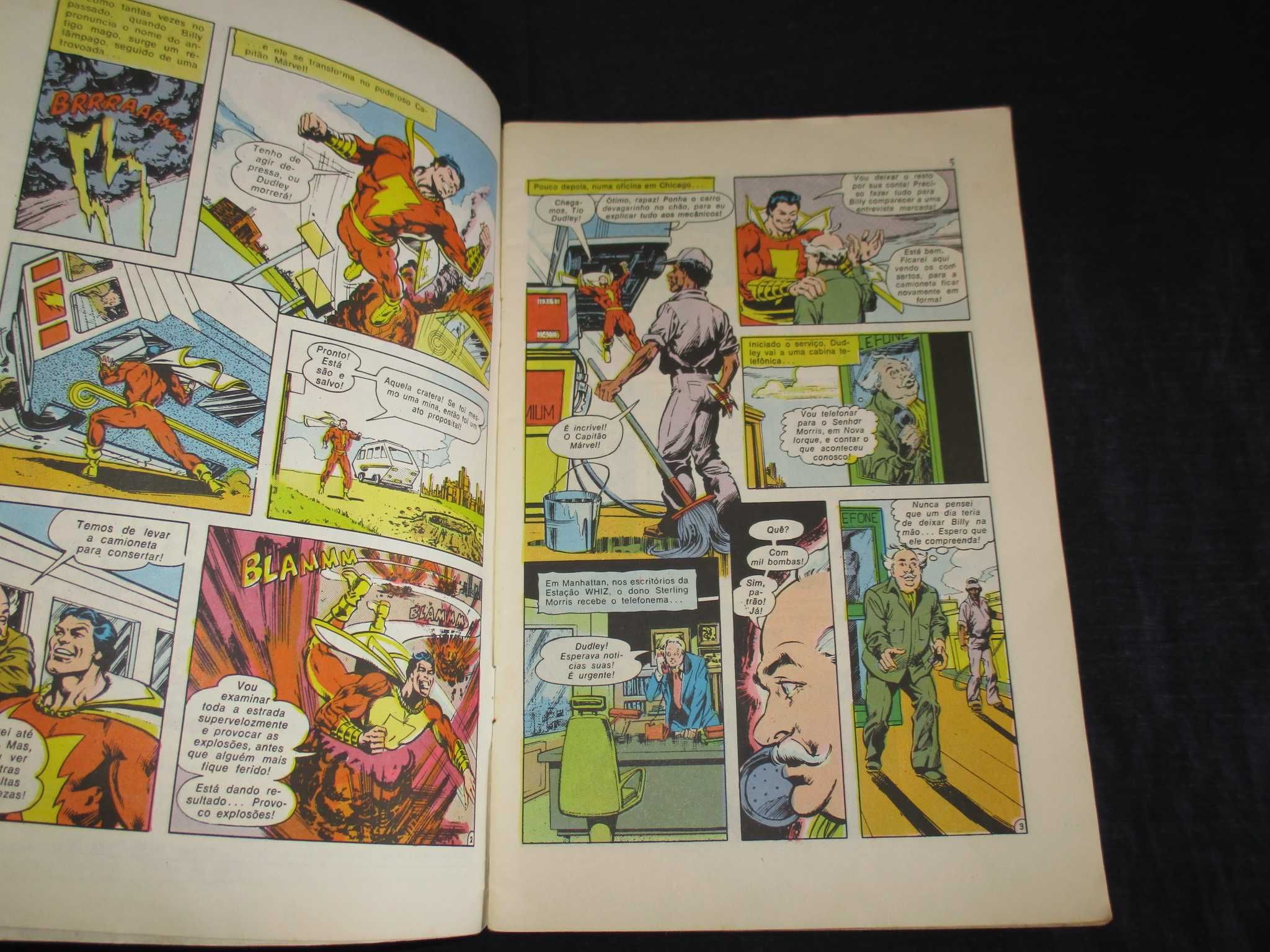 Livros BD Super-Heróis Shazam! 1977