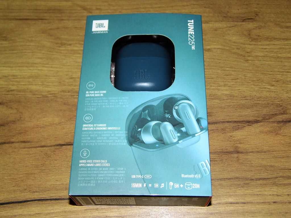 Słuchawki bezprzewodowe Bluetooth 5.0 JBL Tune 225TWS