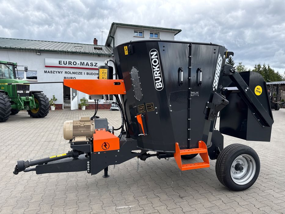 Wóz paszowy paszowóz mieszalnik BURKON 2.5 m³ Nowy Hydraulika