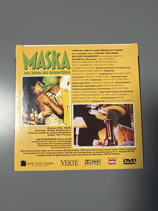 Maska, Jim Carrey, film DVD