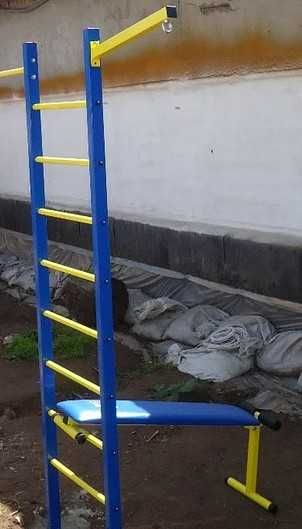 спортивный комплекс "Невада", стенка, турник, брусья+ Груша для детей