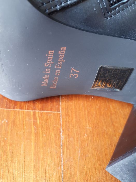 Botim Sandália de tacão de madeira