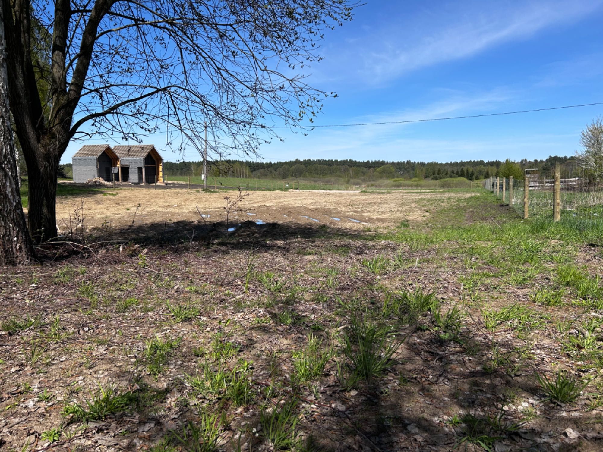 Mazury, działka 3200 m², ogrodzona/prąd/budowa ->wszystkie pozwolenia