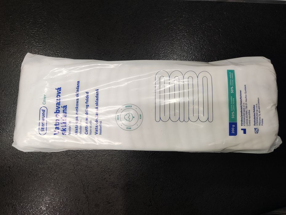Wata opatrunkowa bawełniano-wiskozowa (50/50) 200g