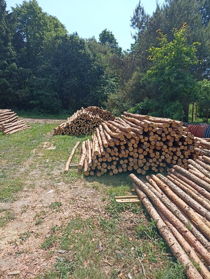 Stemple Drewniane 3.5m Nowe!!!