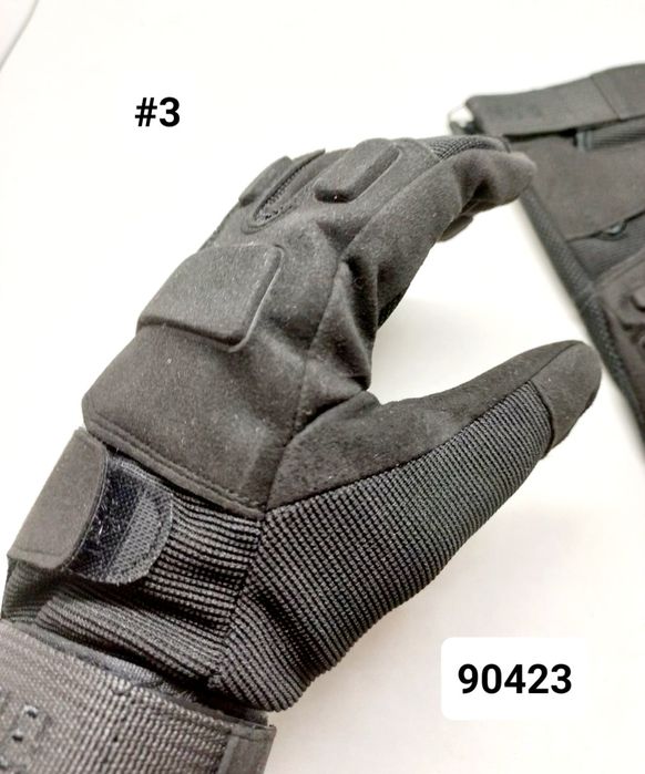 Тактичні рукавиці чорні 3 моделі в наявності