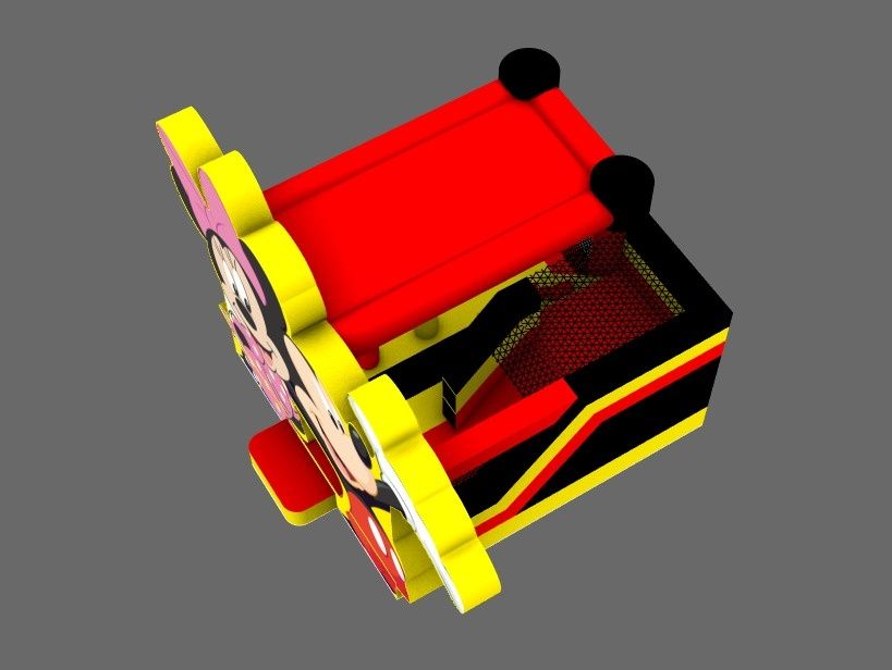 Dmuchany plac zabaw Zjeżdżalnia Dmuchaniec