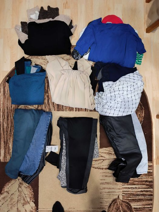 Mega paka ubrań damskich L - Zestaw odzieży damskiej 36 szt