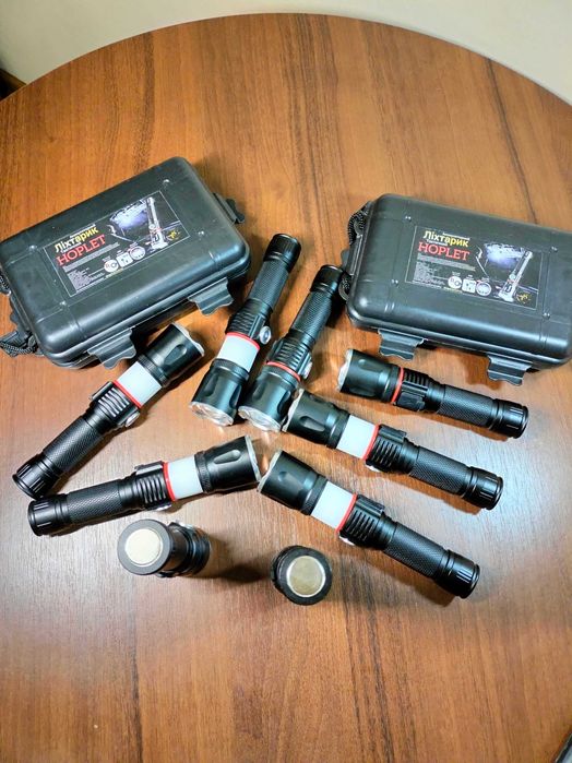 ТОП ПРОДАЖ! Потужний акумуляторний ліхтар фонарь алюмінієвий