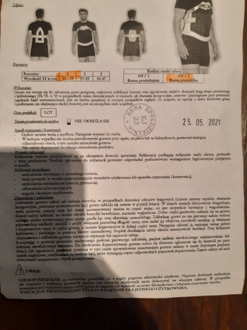 Gorset jewetta (orteza kręgosłupa)