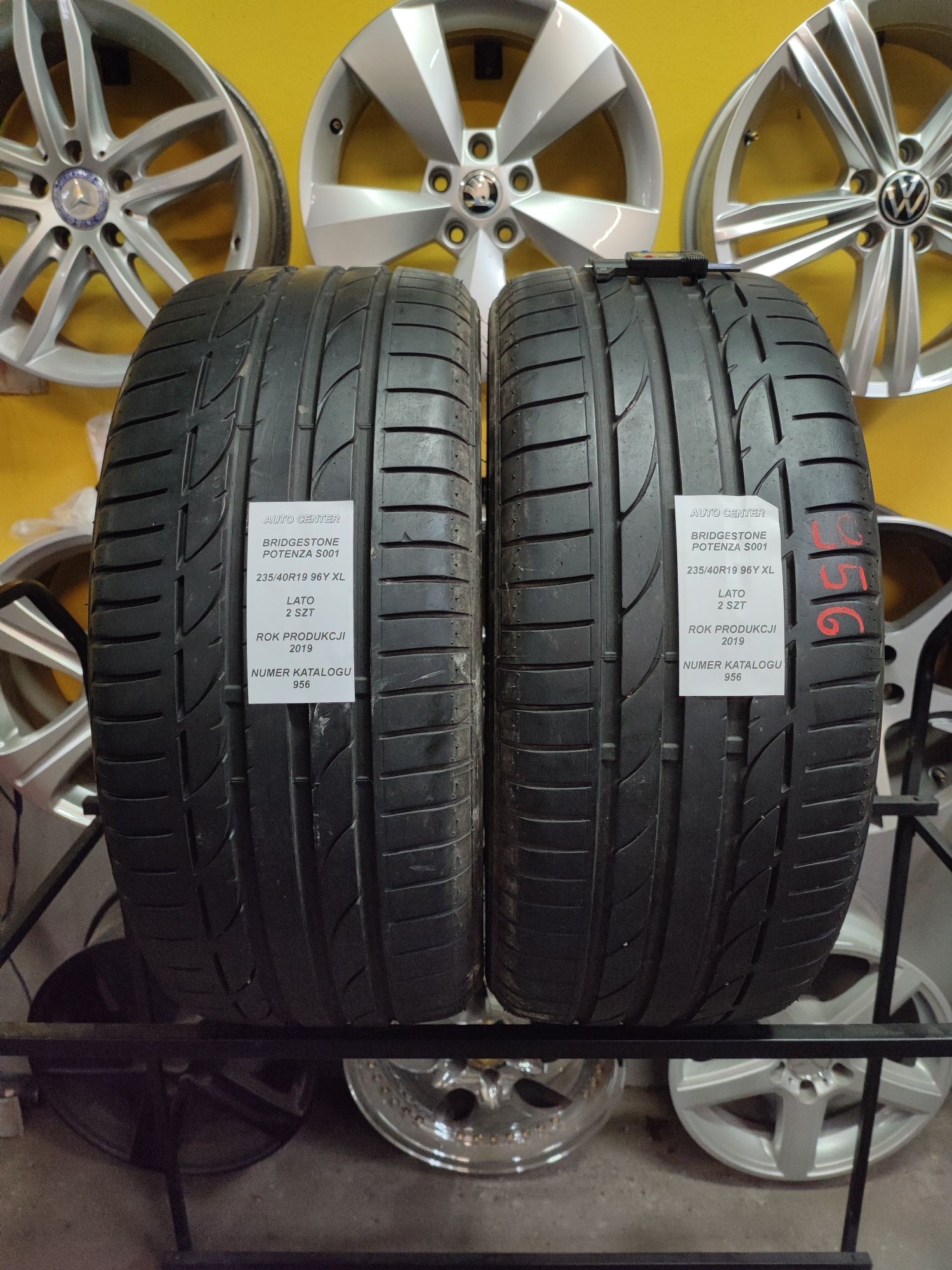 Opony letnie 235/40R19 96Y XL Bridgestone Potenza S001 | 2szt