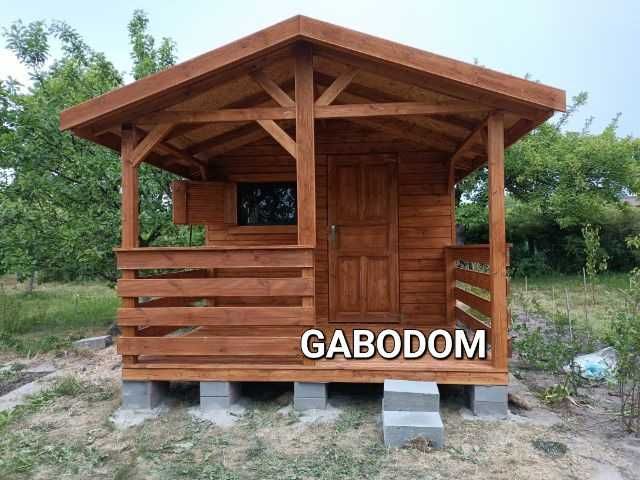 Domek drewniany eco ogrodowy KOKO 18M2 letniskowy domki z montażem