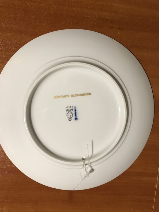 Kolekcjonerski talerz KPM seria limitowana święta 1989 r porcelana