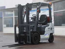 Газ-бензиновий навантажувач NISSAN 1,5 т/3 м,  Б/У з 2005 року