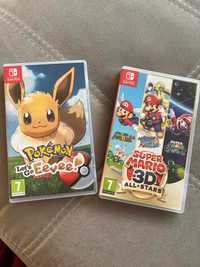 Jogos Nintendo Switch: Pokémon & Super Mário 3D All Stars