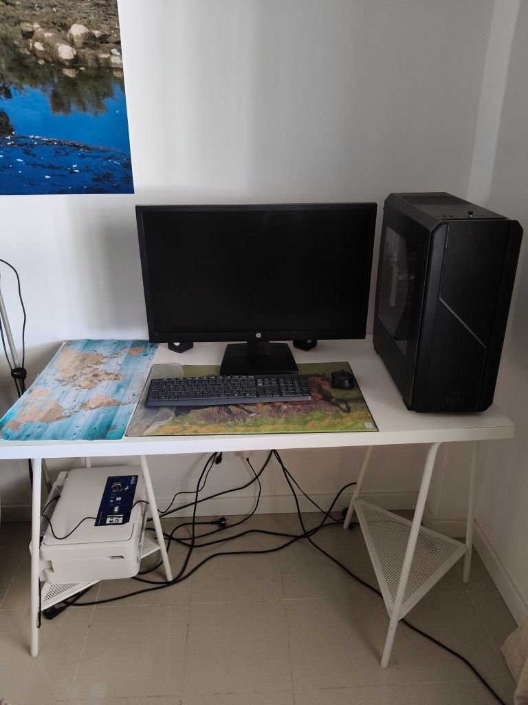 PC com acessórios