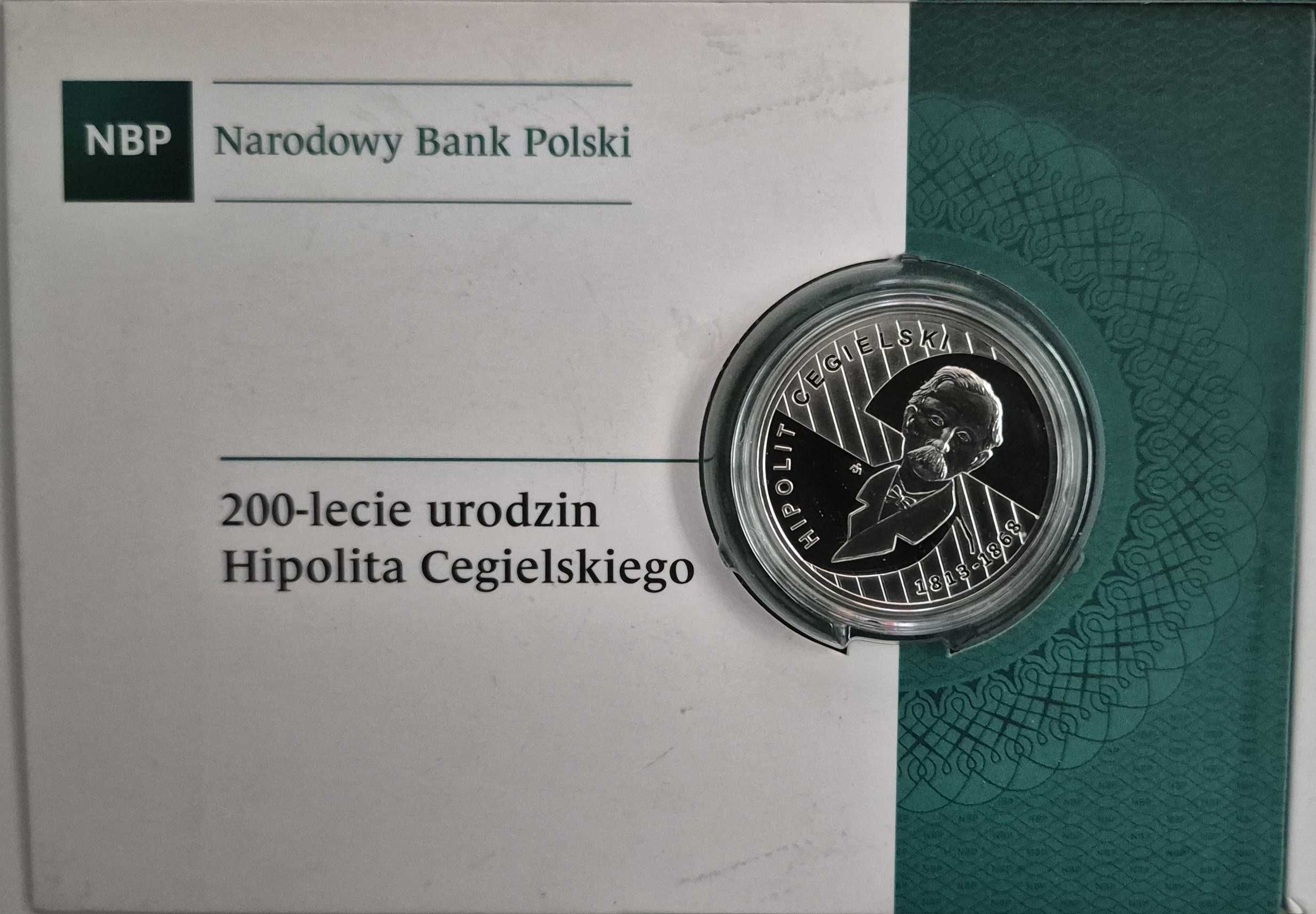 10zł Srebro Rok 2013 Norwid Teatr Polski Cegielski Poniatowski Osiecka