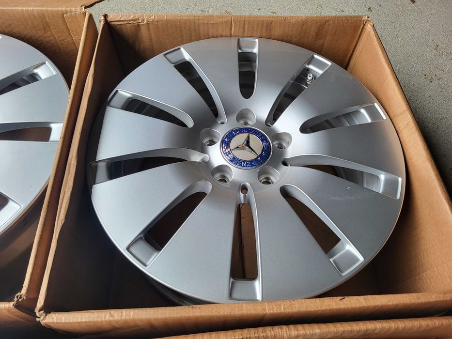 [543] Felgi aluminiowe Oryginał MERCEDES 16 Cali 5x112 ET38 + Czujniki