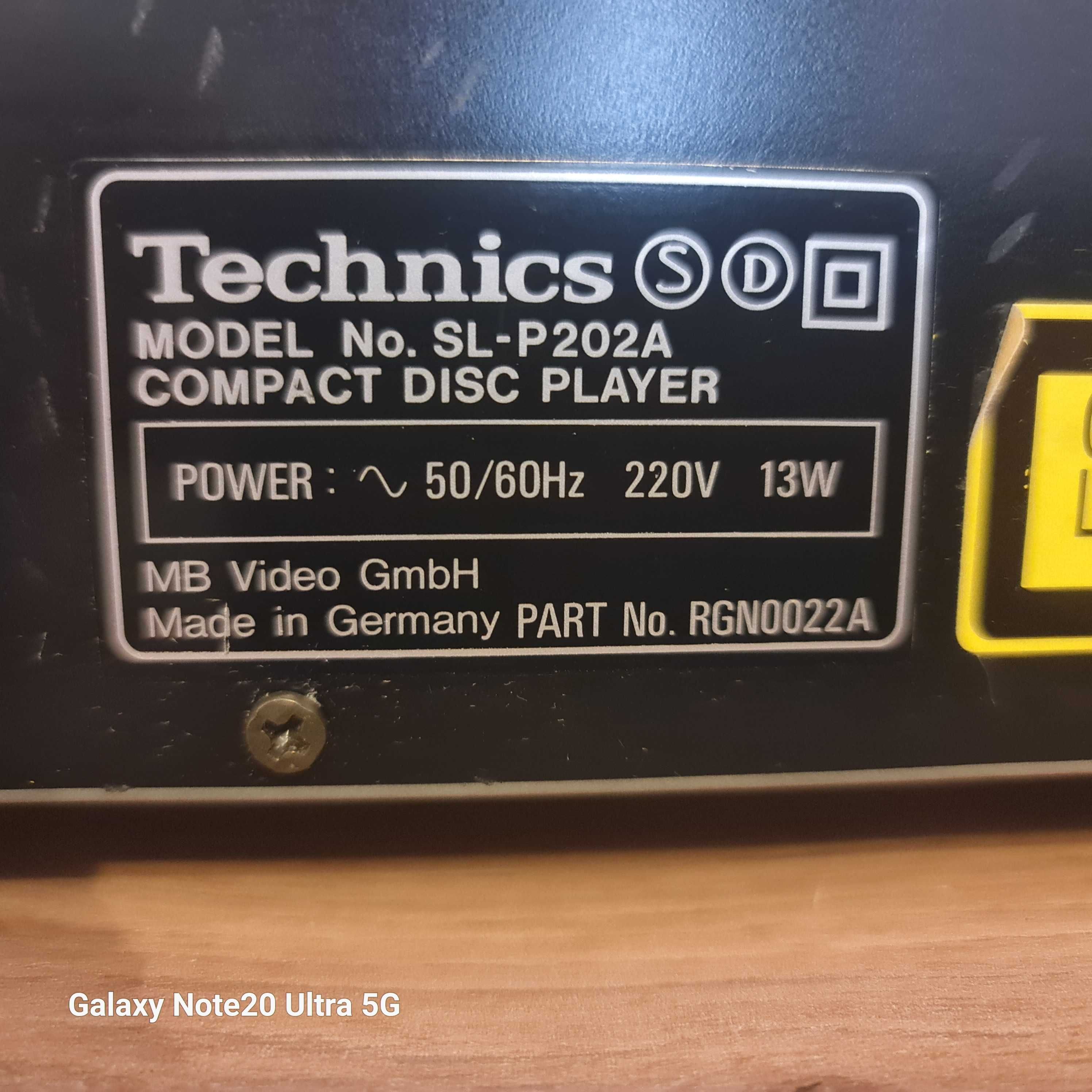 Odtwarzacz CD Technics SL-P202A