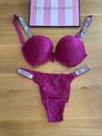 NOWY komplet bielizny Victoria’s Secret rozmiar 80B stanik + majtki
