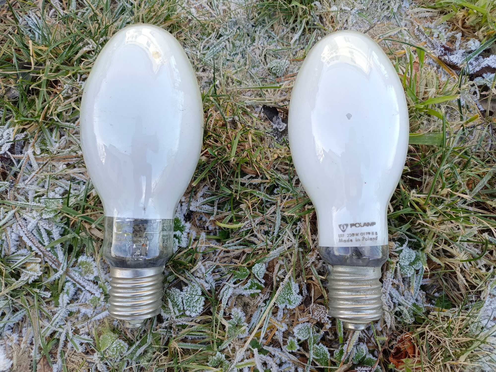 Dwie żarówki rtęciowe 250W E40