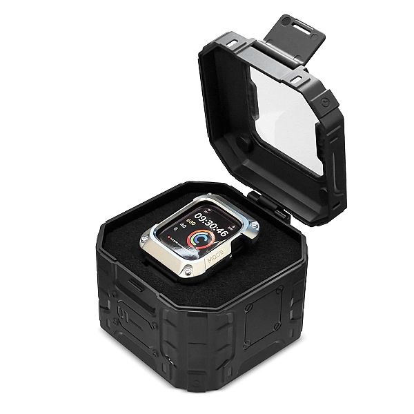 Kingxbar CYF136/2w1 pancerne etui Apple Watch SE, 6, 5, 4 (44 mm) ze s