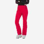 Calças de ski quentes e justas mulher, 500 vermelho