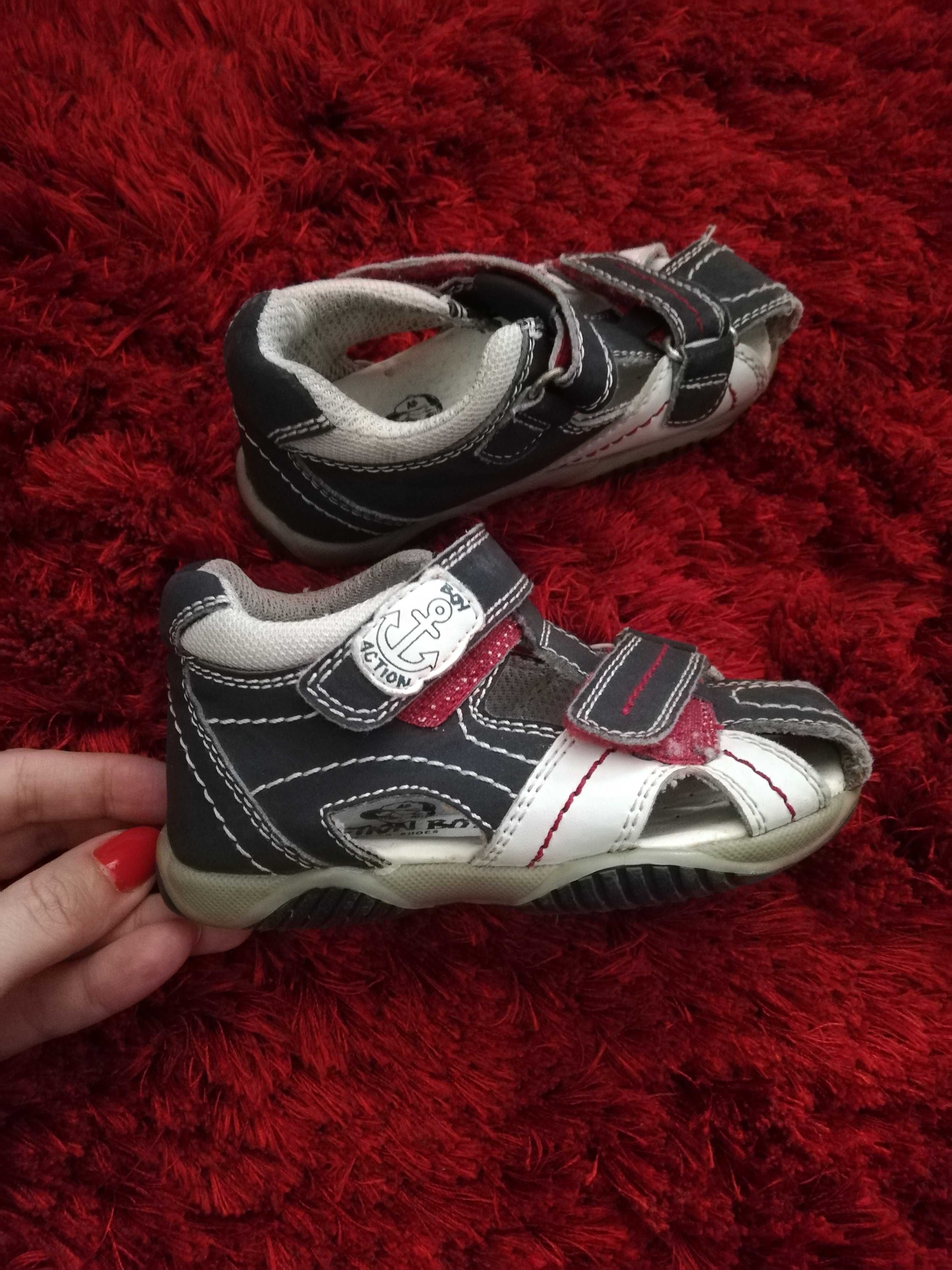 buty adidas 23 reebok 24 sandałki sprandi skórzane zestaw 3 pary