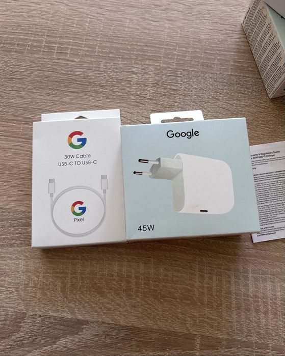 Быстрая 45W оригинальная зарядка google кабель и блок гугл піксель