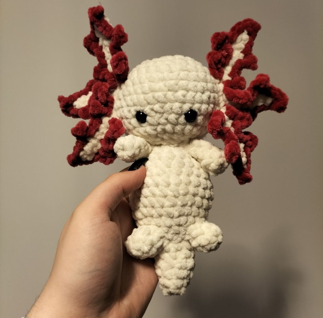 Axolotl na szydełku