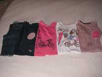 Calças Ganga Tiffosi e Sweats Mothercare T-5/6 e 4/5 Anos