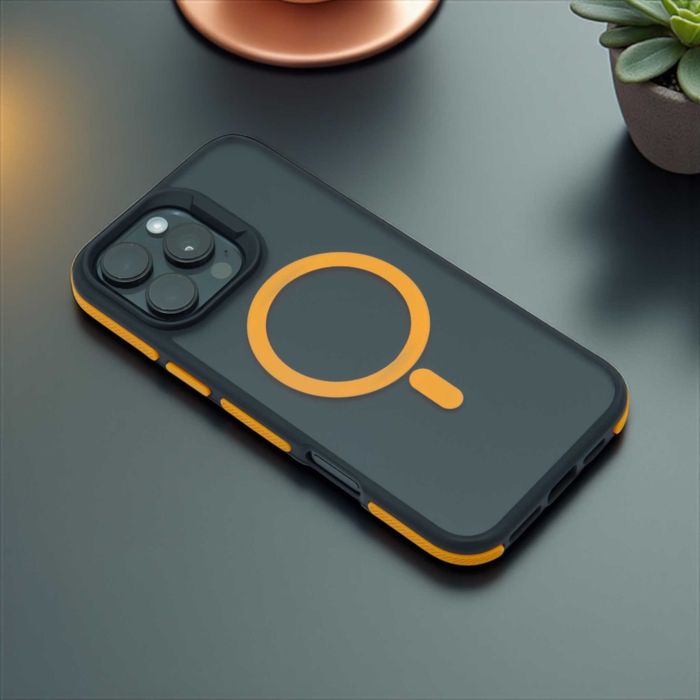 Etui JOLLBY. Dark do iPhone 16 Pro (DARK ORANGE)