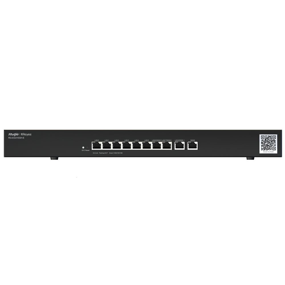 Reyee Router Controlador Cloud, 10 portas RJ45-Ruijie RG-EG310GH-E